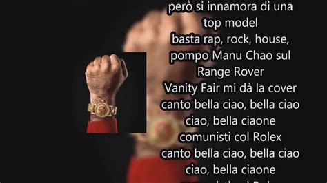 comunisti col rolex testo e canzone|Comunisti col Rolex .